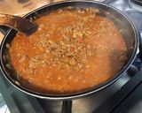 Une image de l'étape 10 de Farce/sauce au bœuf, courgette, tomates et oignon au bouillon de courge et cumin.