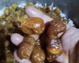 A picture of step 7 of Masoor chicken biryani.