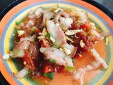 Mắm cá lóc chưng thịt ba rọi