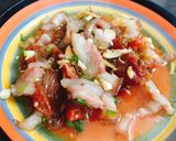Hình bước làm 2 của món Mắm cá lóc chưng thịt ba rọi