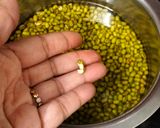 A picture of step 1 of Green Moong Vegetable Cheela.
