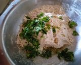 A picture of step 1 of Jowar Roti (in Sindhi Doda).