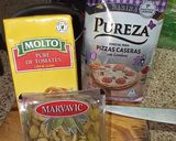 Foto del paso 1 de la receta: Pizza rellena fácil !!!!