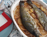 Foto del paso 5 de la receta: Trucha a la navarra -al horno-