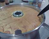 Pandan Choco Chiffon Cake langkah memasak 6 foto