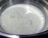 A picture of step 1 of Mango lassi.