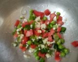 A picture of step 1 of Mix veg soup.
