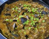 Foto del paso 9 de la receta: Berenjenas🍆champiñones🍄y cebollas🧅entomatadas🍅🌶️🍛🍱🍲🍚