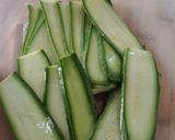Une image de l'étape 1 de Tartelettes cœur de courgettes.