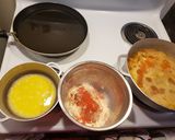 A picture of step 1 of Fried Porkchops with country gravy.