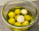 A picture of step 3 of Labneh Balls (Spicy & Plain) (Arabic style breakfast).
