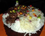 Foto langkah ke 4 dari resep Brownis kukus simple tanpa telur tanpa mixer.