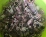 Foto langkah ke 1 dari resep Cumi Asin Pedas.