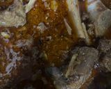 A picture of step 4 of Mutton Qourma.
