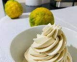A picture of step 5 of Lemon Swiss Meringue Buttercream.