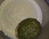 A picture of step 2 of Rava-Palak-Corn Mini Pancakes.
