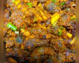 Cassava couscous, dodo gizzard, halloumi sauce da soyaye kifimatakin girki1 hoto