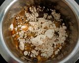 A picture of step 2 of Gujarati Malpua / Wheat flour and jaggery malpua.
