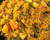 A picture of step 9 of Masala Pulao (Vegetable Pulao).