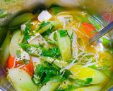 Hình bước làm 2 của món Hộp Cơm Vui Vẻ 8(Cơm chay: canh chua chay,đậu hủ chiên...)