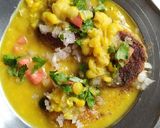 A picture of step 3 of Ragda pattice.