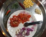 A picture of step 5 of Tri Color breakfast.