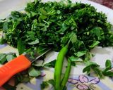 मेथी आलू के गुटके (methi aloo ke gutke recipe in Hindi) रेसिपी चरण 1 फोटो