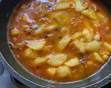 A picture of step 7 of Spicy Luchi & Spicy Potato curry.