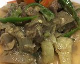 A picture of step 4 of Bicol Beef Express.