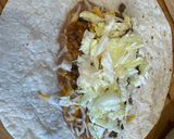 A picture of step 5 of Ground Beef Burrito.