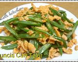 Foto langkah ke 3 dari resep Buncis Cah Telor.