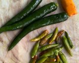 Gambar langkah 2 resipi Sambal Tempoyak Terung Pipit.