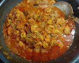 A picture of step 3 of Prawns onion tomato masala.
