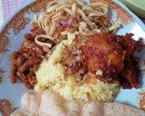 Foto langkah ke 14 dari resep Nasi kuning bumbu habang banjarmasin.