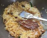A picture of step 4 of Plain Pulao.