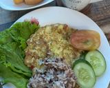 Foto langkah ke 3 dari resep Omlet Tahu Simple.