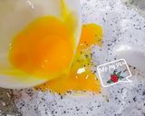 Hình bước làm 2 của món Bánh mì mè đen Hàn Quốc nướng nồi chiên không dầu