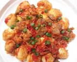 Foto langkah ke 4 dari resep Balado Telur Puyuh dan Daging Sapi.