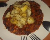 Foto del paso 5 de la receta: Pisto, patatas hechas al microondas y Salmón con limón y eneldo