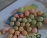 Foto langkah ke 8 dari resep Bola bola tahu pelangi.