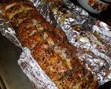 A picture of step 4 of Cheesy Herb Garlic Bread Loaf.