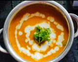 A picture of step 9 of Creamy capsicum gravy restaurant style.