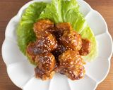 A picture of step 5 of Sweet and Sour Meatballs.