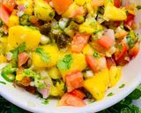 A picture of step 4 of Mango Salsa.