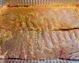 A picture of step 3 of Peppered BBQ St.Louis Ribs.