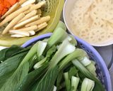 Hình bước làm 1 của món Rau Củ Xào Xốt Dầu Hào Và Đậu Hũ Chay