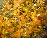 A picture of step 5 of Kulfa curry meal for lunch..!.