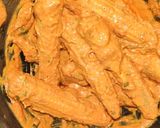 A picture of step 3 of Tandoori Baby Corn.
