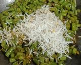A picture of step 6 of Beans Thoran.