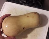 Foto del paso 1 de la receta: Calabaza rellena 🥜❤